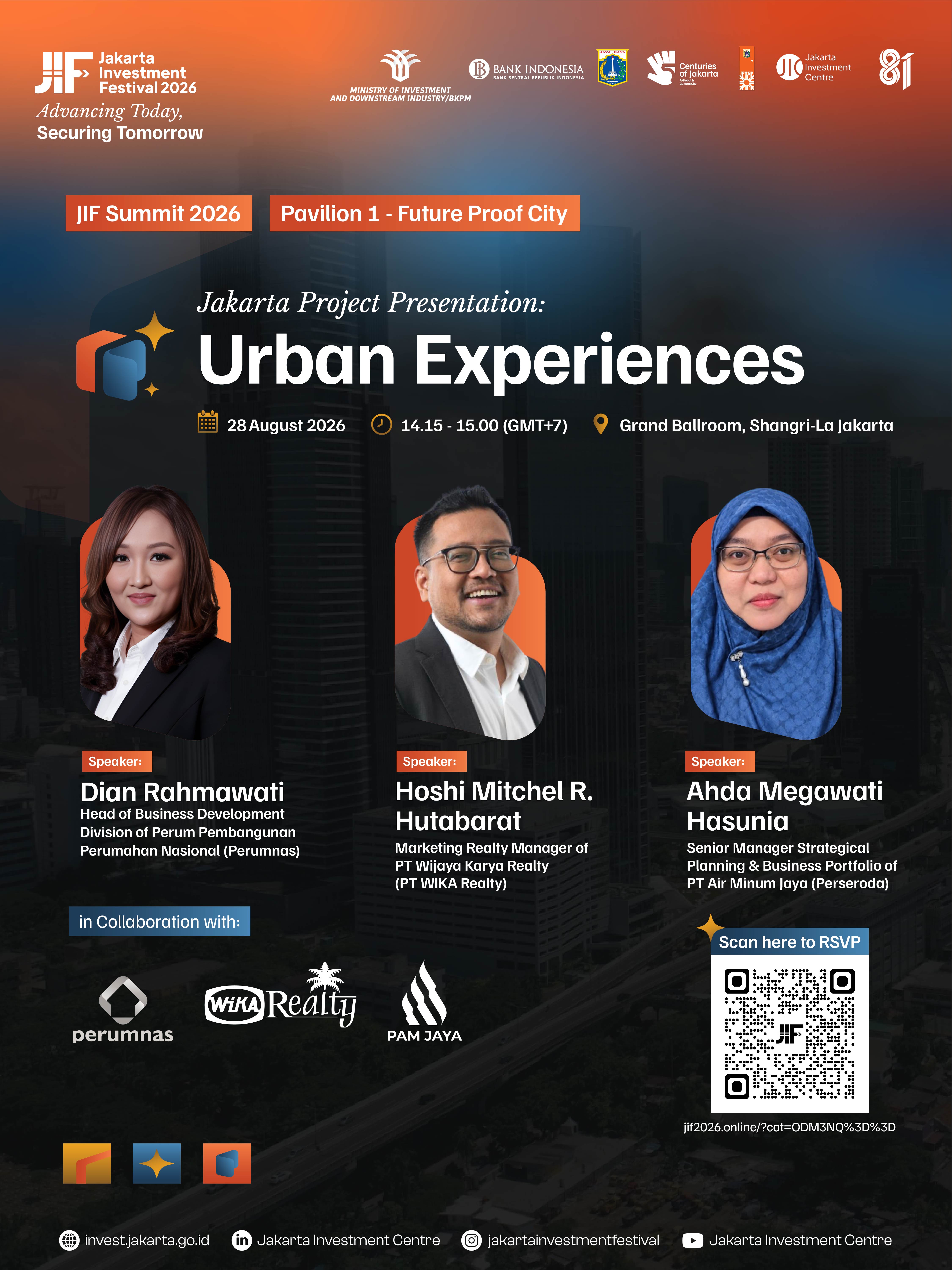 JIF Summit 2026 - Jakarta Project Presentation: Urban Experiences