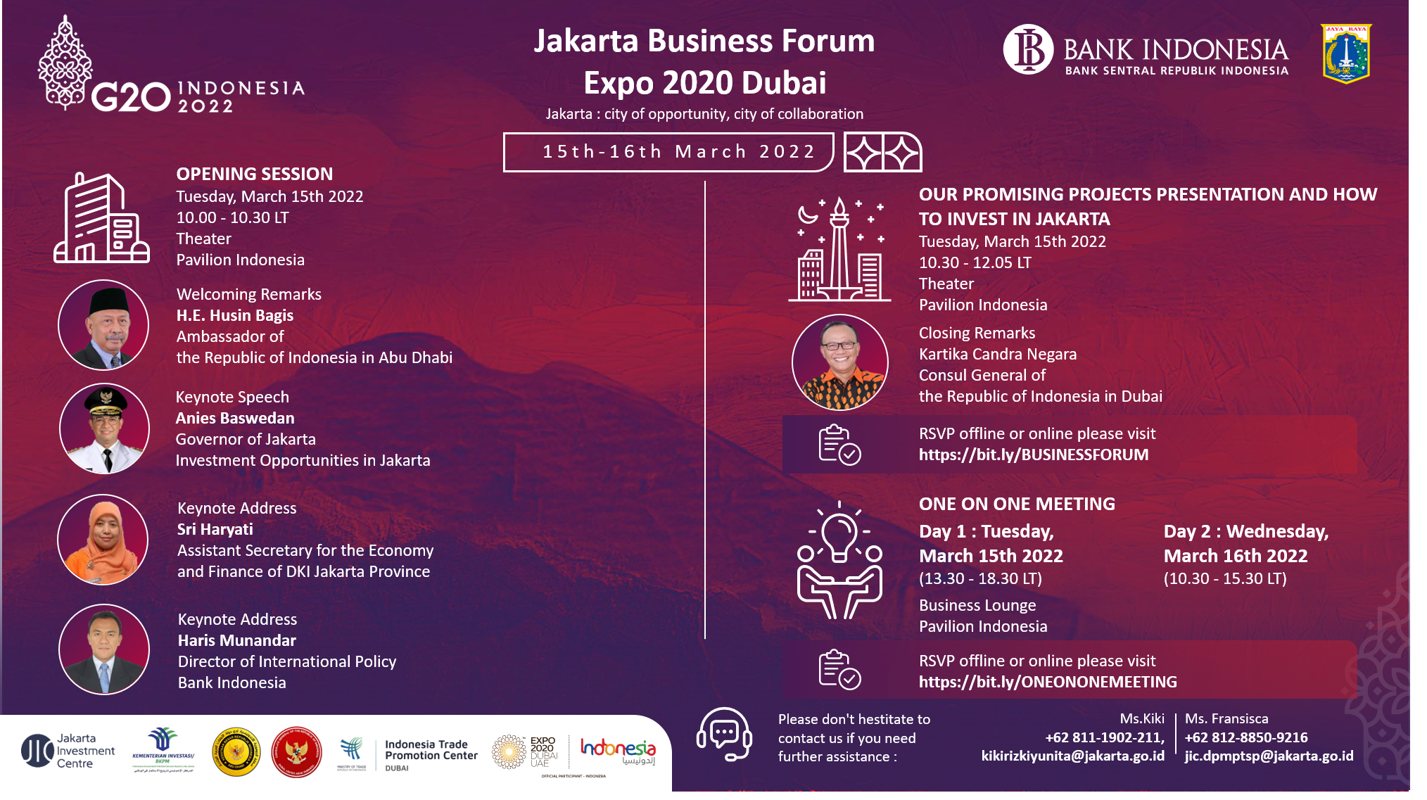 Jakarta Business Forum Expo 2020 Dubai