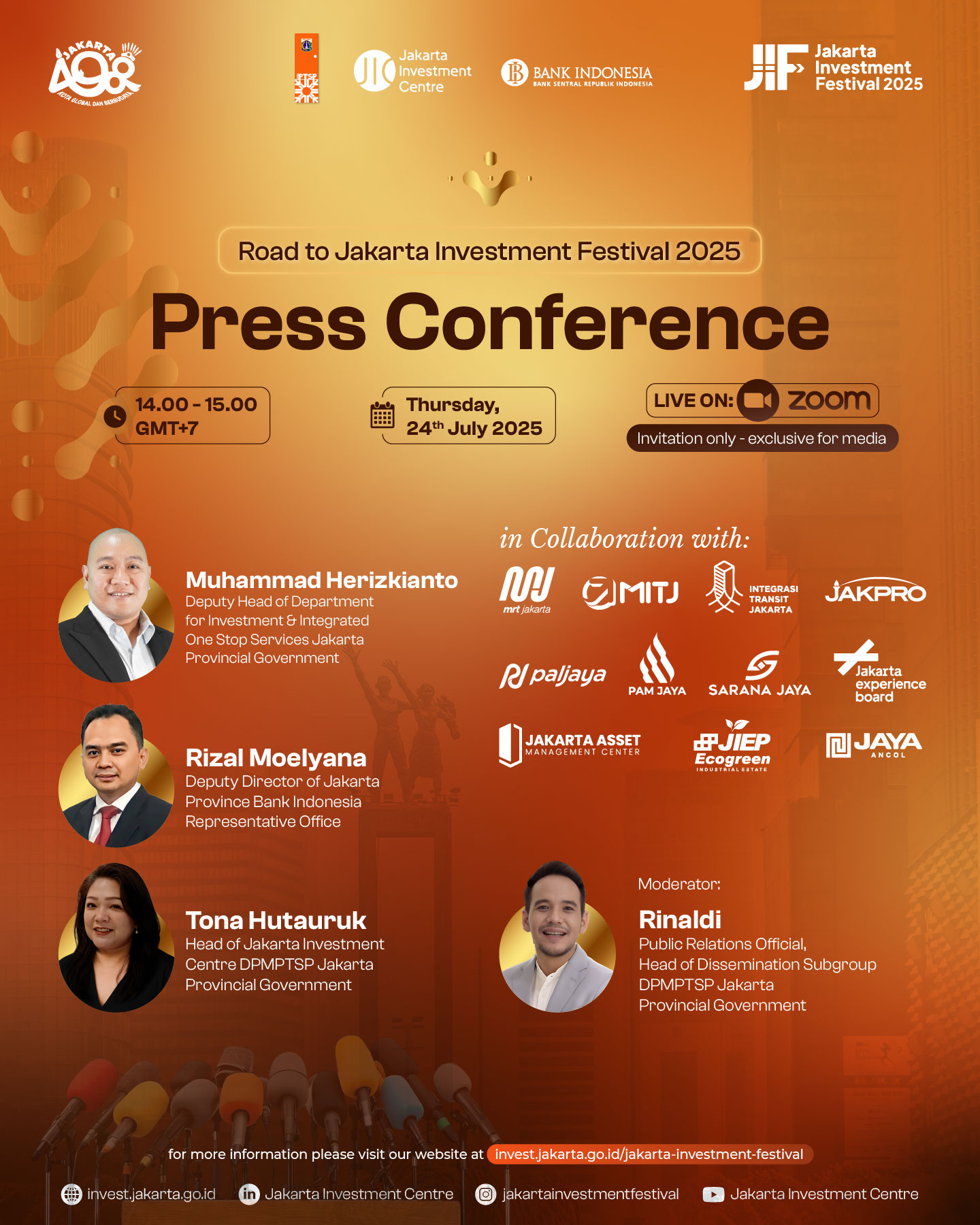 Jakarta Investment Festival 2025 - Press Conference