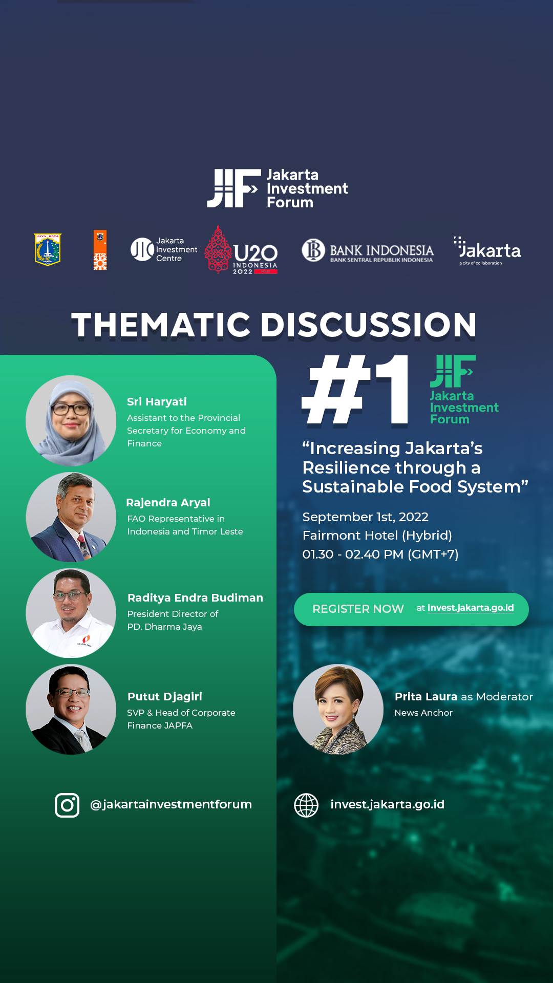 Thematic Discussion 1 JIF 2022 - Food Sustainable System