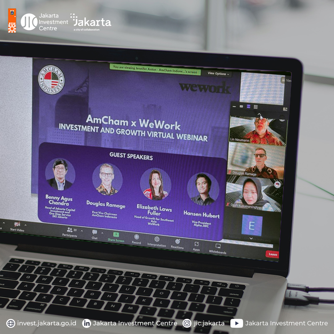 Jakarta’s Investment and Growth Virtual Webinar with AmCham Indonesia and WeWork