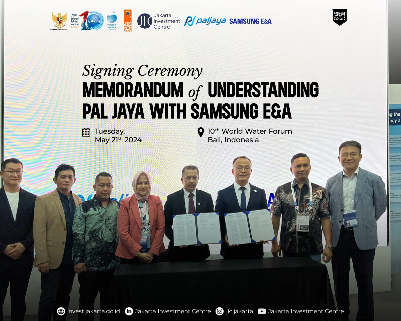 Signing MoU Pal Jaya with Samsung E&A