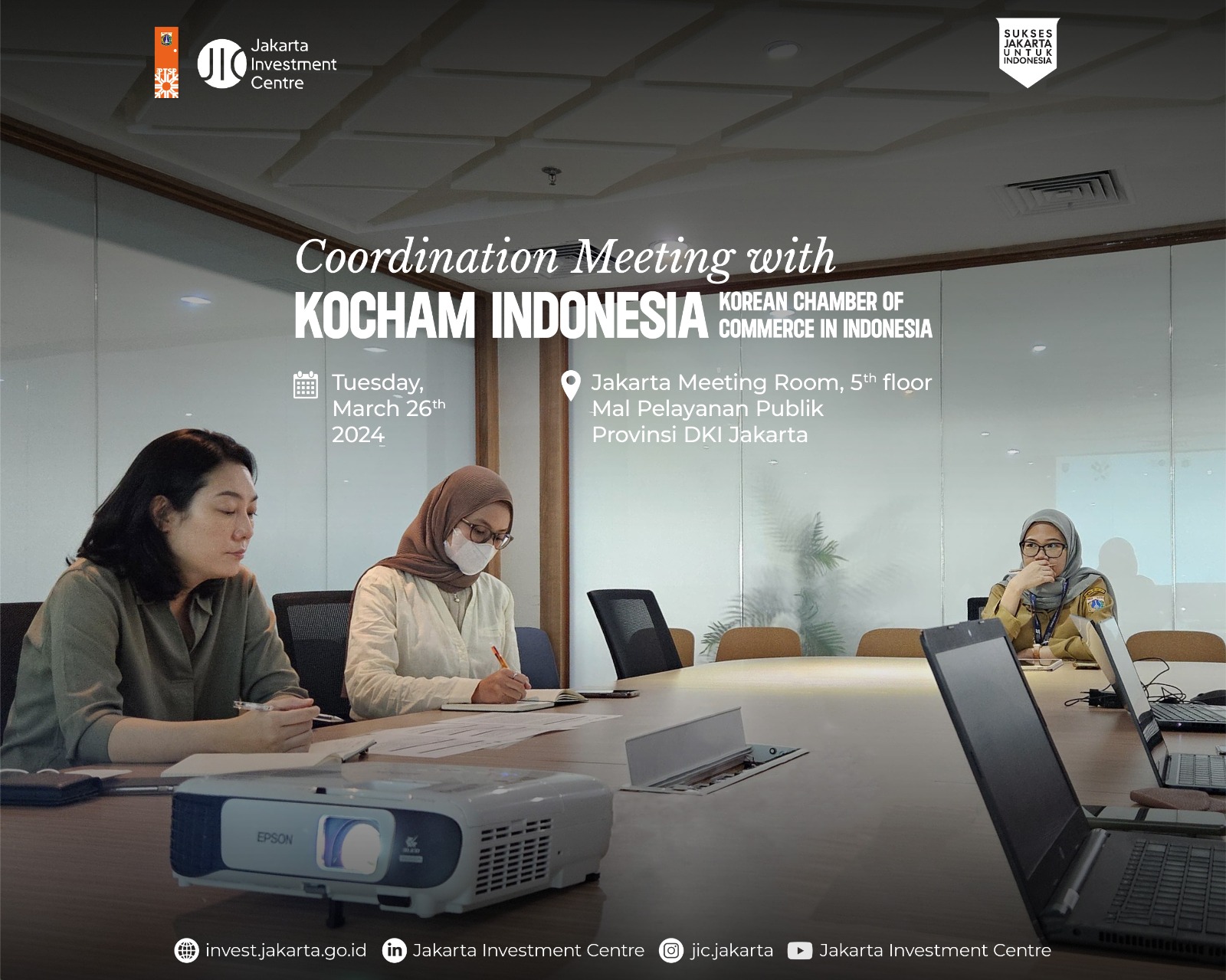 Coordination Meeting with KOCHAM Indonesia (Korean Chamber of Commerce in Indonesia)