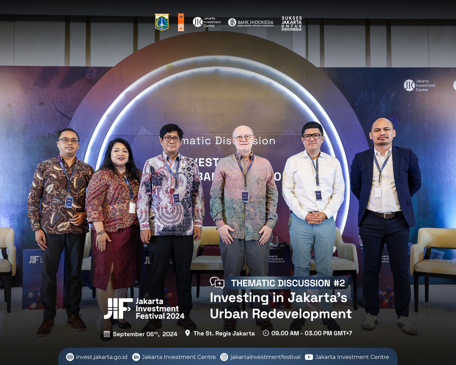 Jakarta Investment Festival (Summit) - Thematic #2 Discussion - Investing in Jakarta's Urban Redevelopment