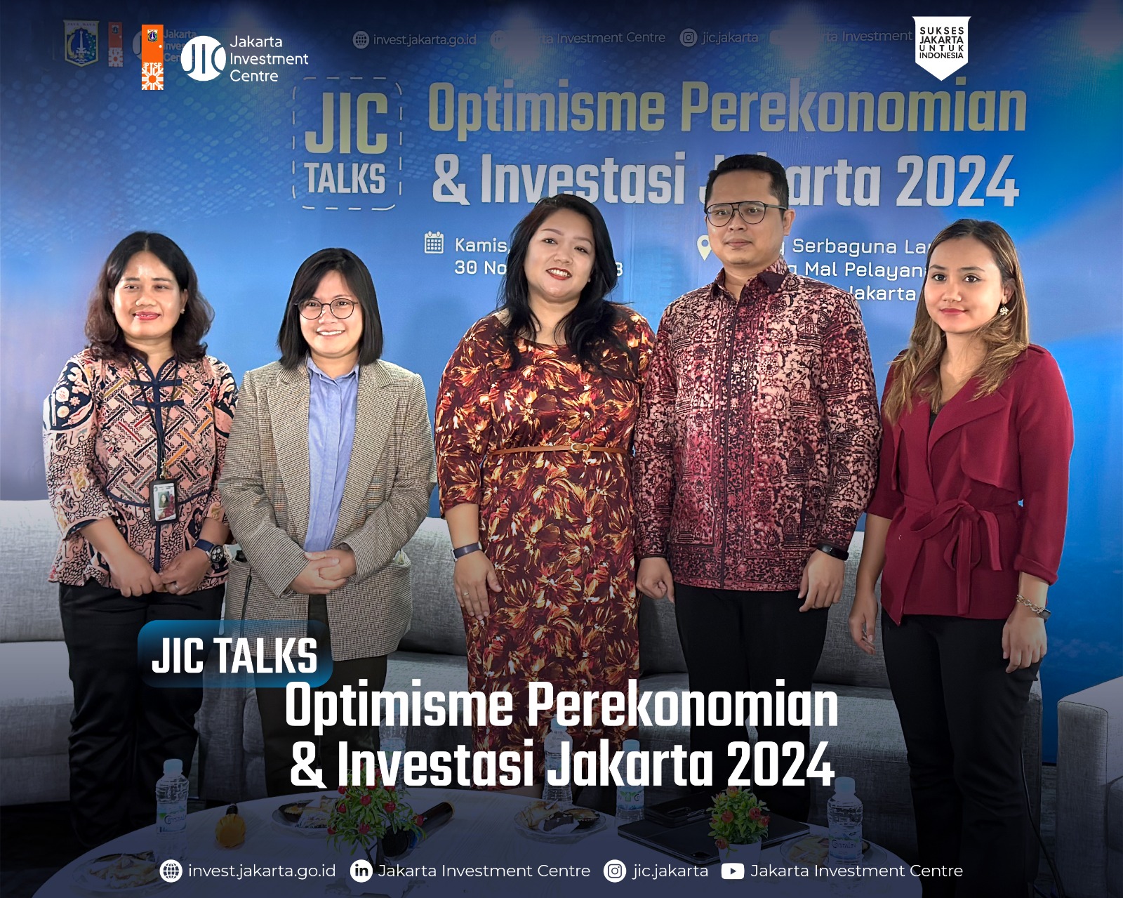 JIC Talks: Optimism for Jakarta's Economy and Investment in 2024