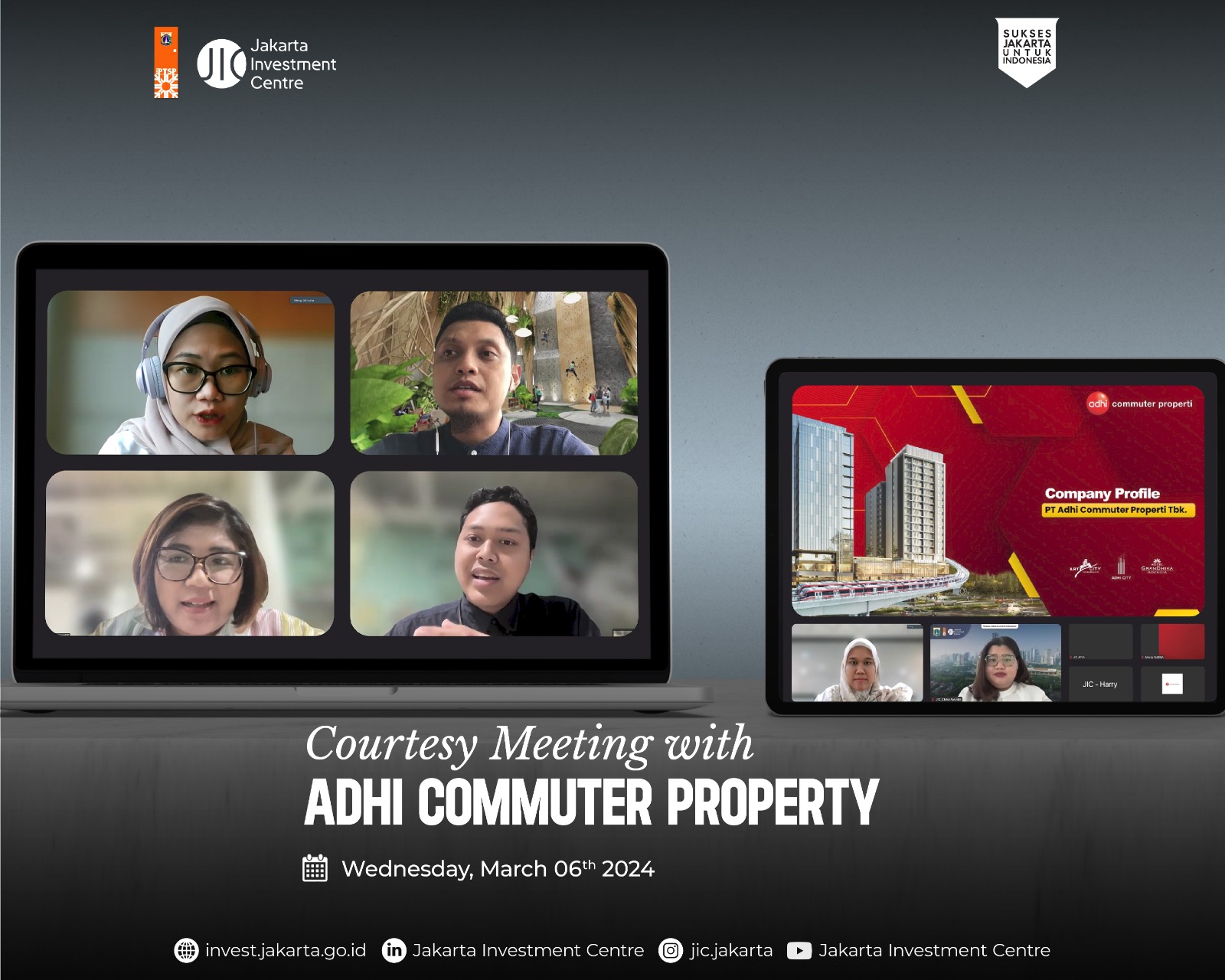 Courtesy Meeting with Adhi Commuter Property