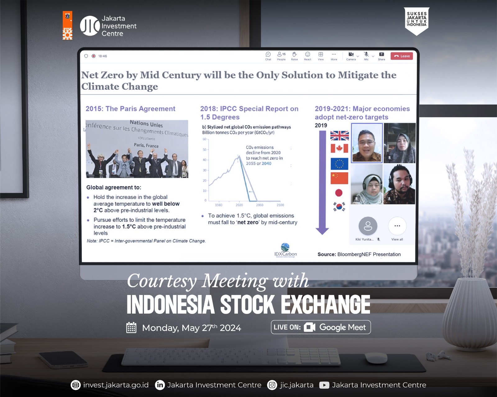 JIC - Courtesy Meeting with Indonesia Stock Exchange