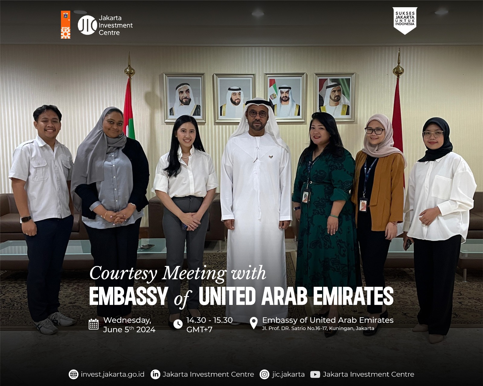 JIC - Courtesy Meeting with Embassy of United Arab Emirates