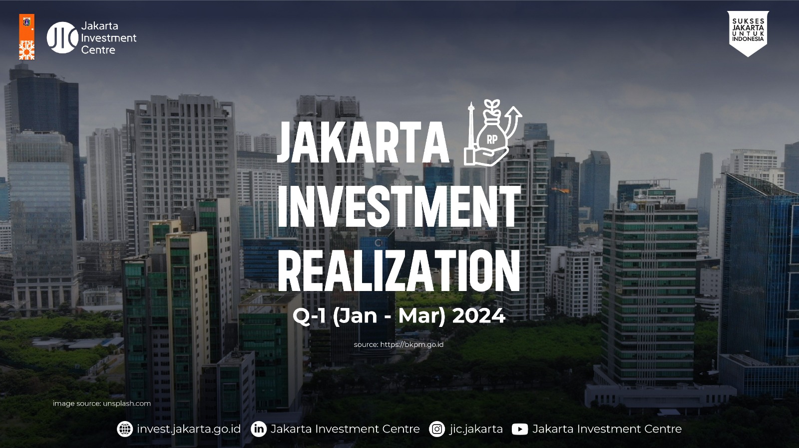 Jakarta Investment Realization Q1 (Jan - Mar) 2024