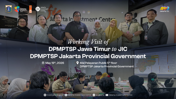 Working Visit of DPMPTSP Jawa Timur to JIC DPMPTSP Jakarta Provincial Government