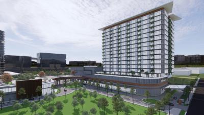 Retail Garden & 4-Star Hotel
