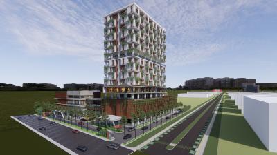 Apartment & Podium Retail